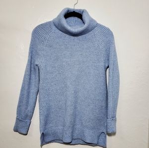 St. Johns Bay Knitted Women's Turtle Neck Sweater Blue Size S